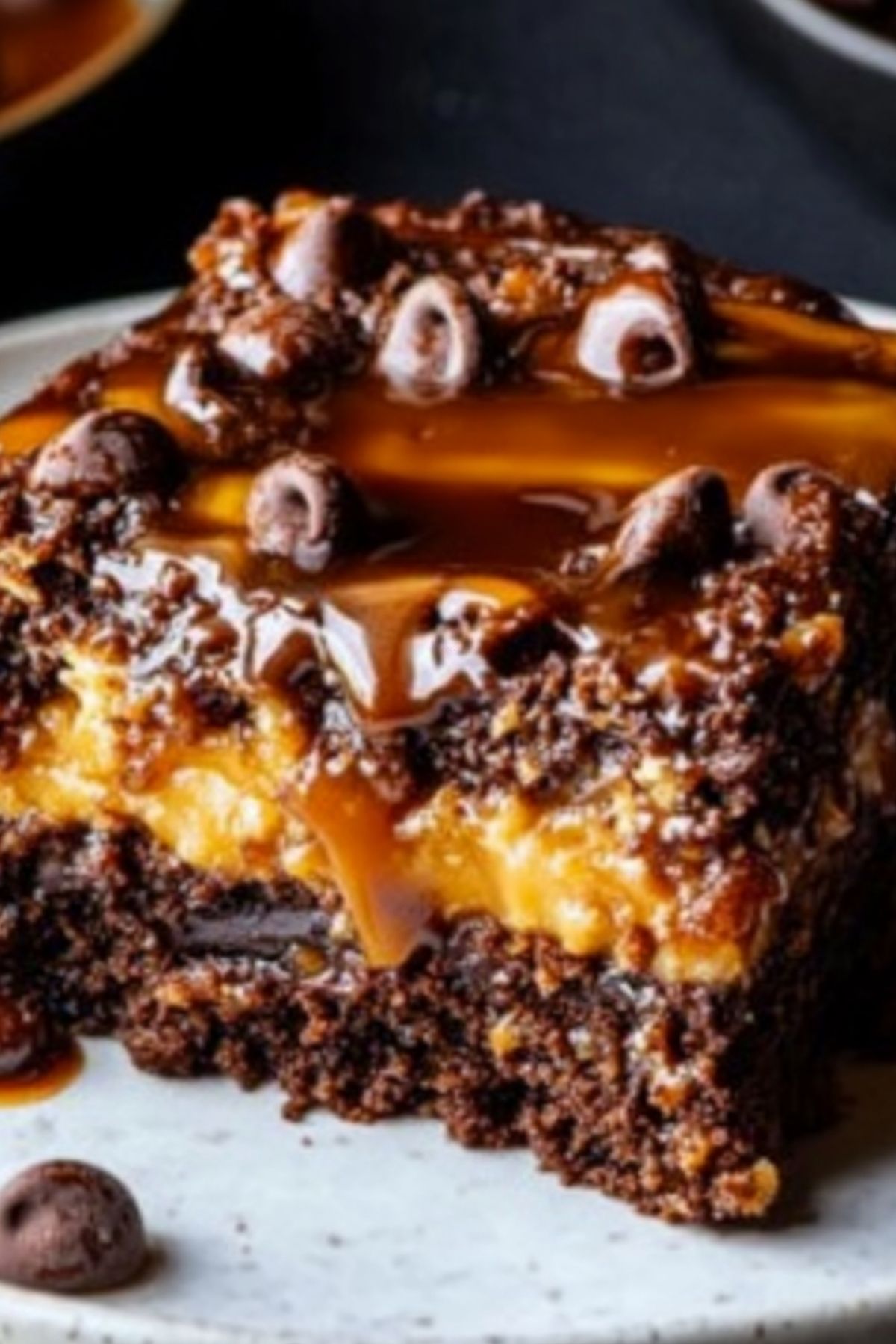 Chocolate Caramel Dump Cake