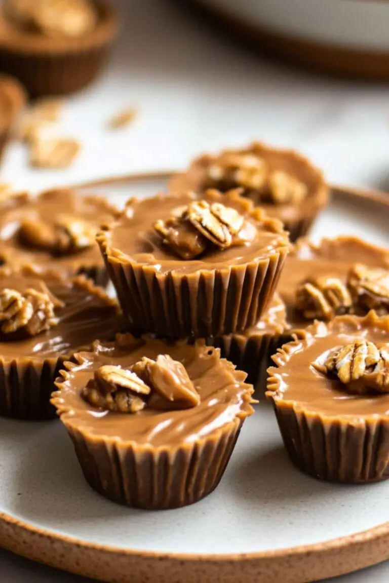 No-Bake Peanut Butter Oat Cups