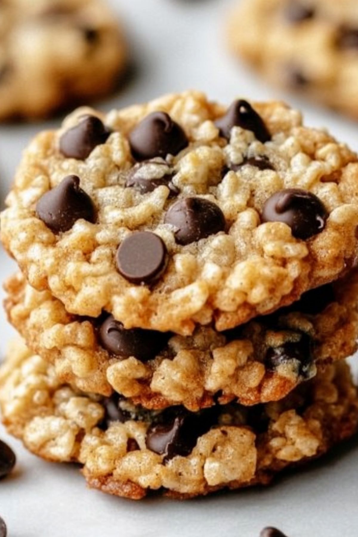 Rice Krispie Cookies with Chocolate Chips