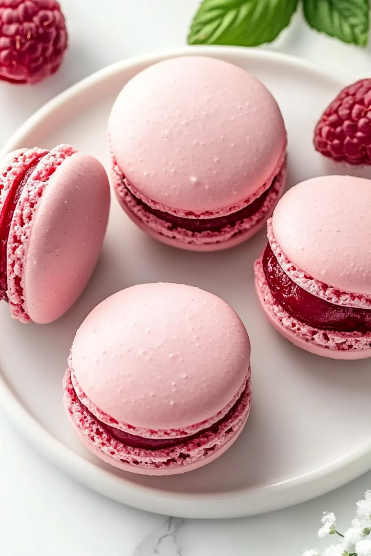 Raspberry Macarons – A Sweet Delight in Every Bite