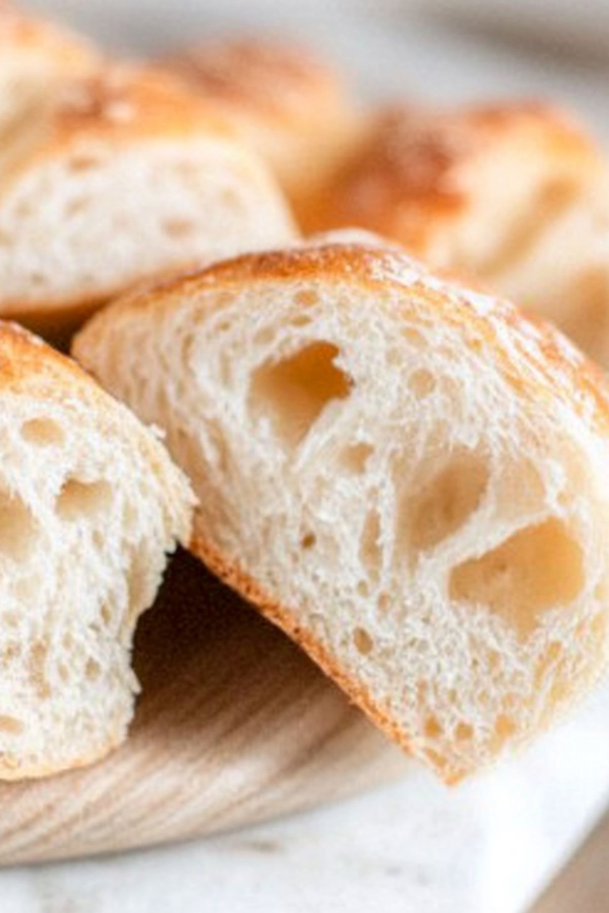 Easy Small Batch Ciabatta Rolls