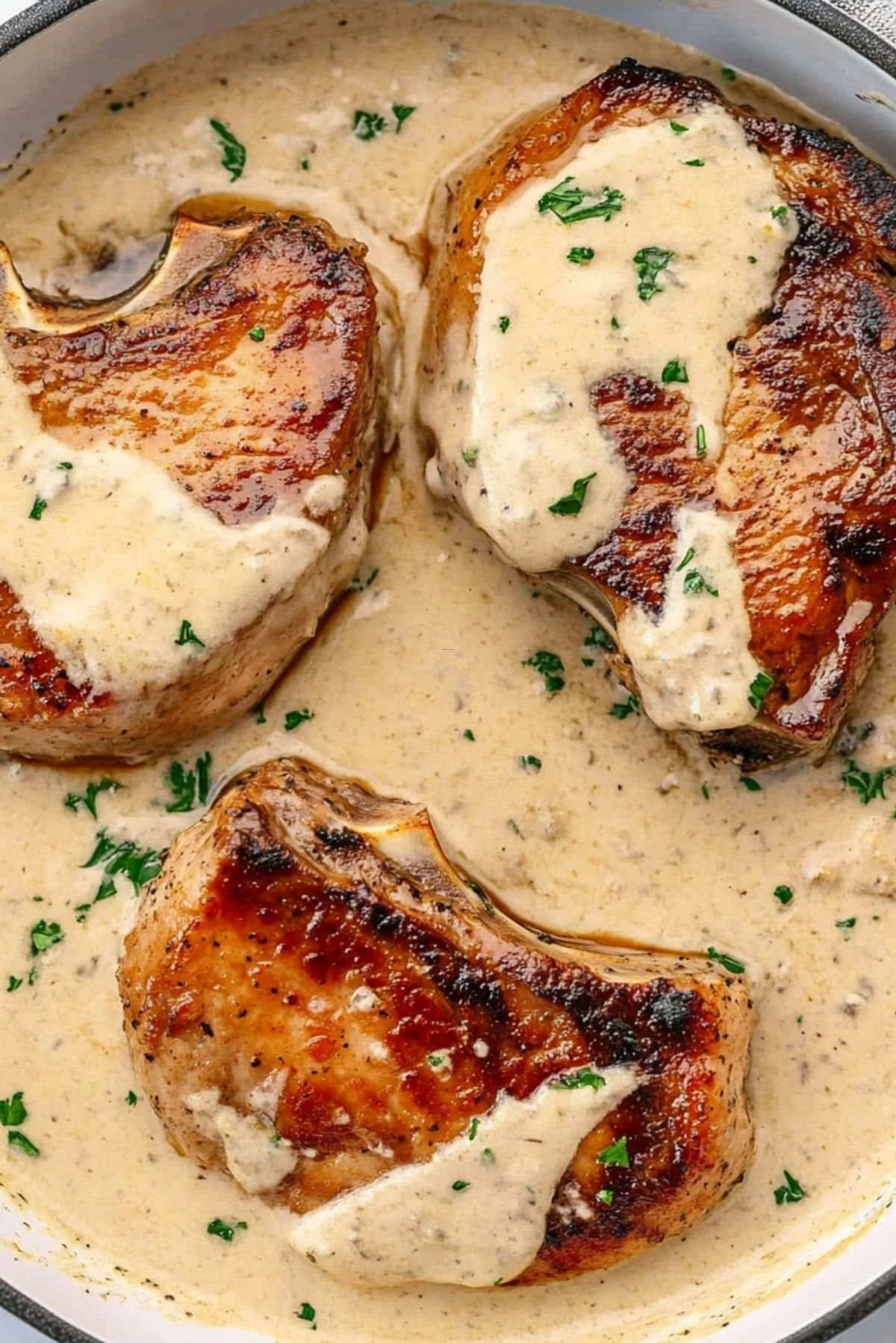 Creamy Ranch Pork Chops