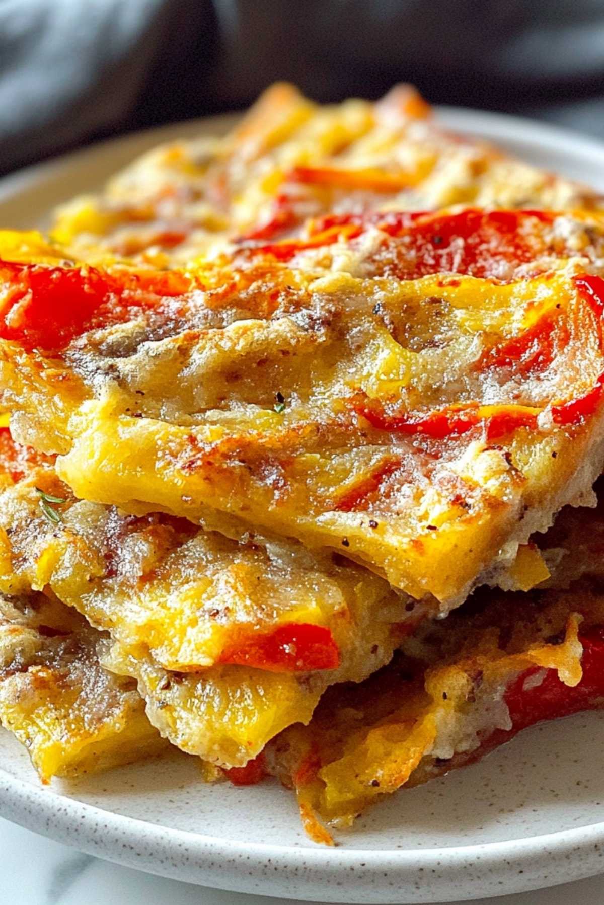 Italian Bell Pepper and Onion Scarpaccia: A Flavorful, Savory Italian Pie