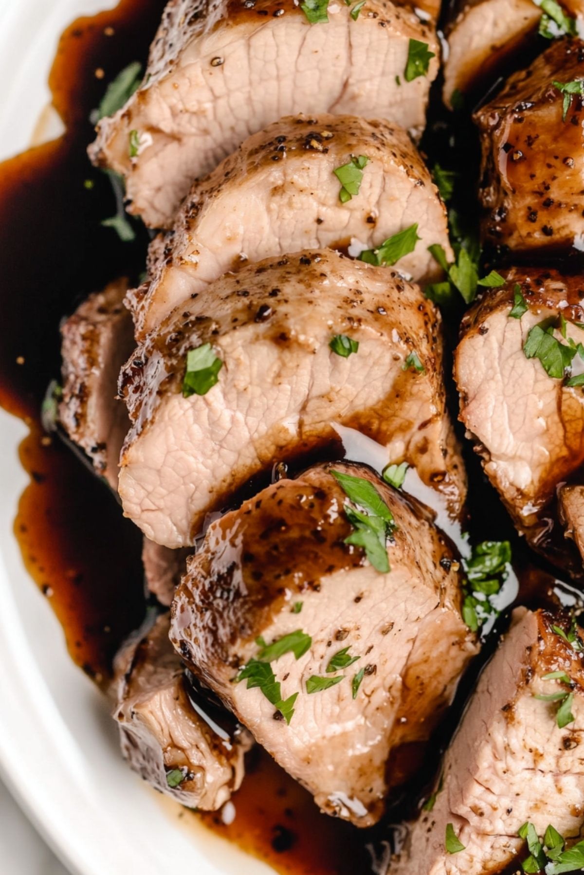 Instant Pot Pork Tenderloin with Honey Balsamic Sauce