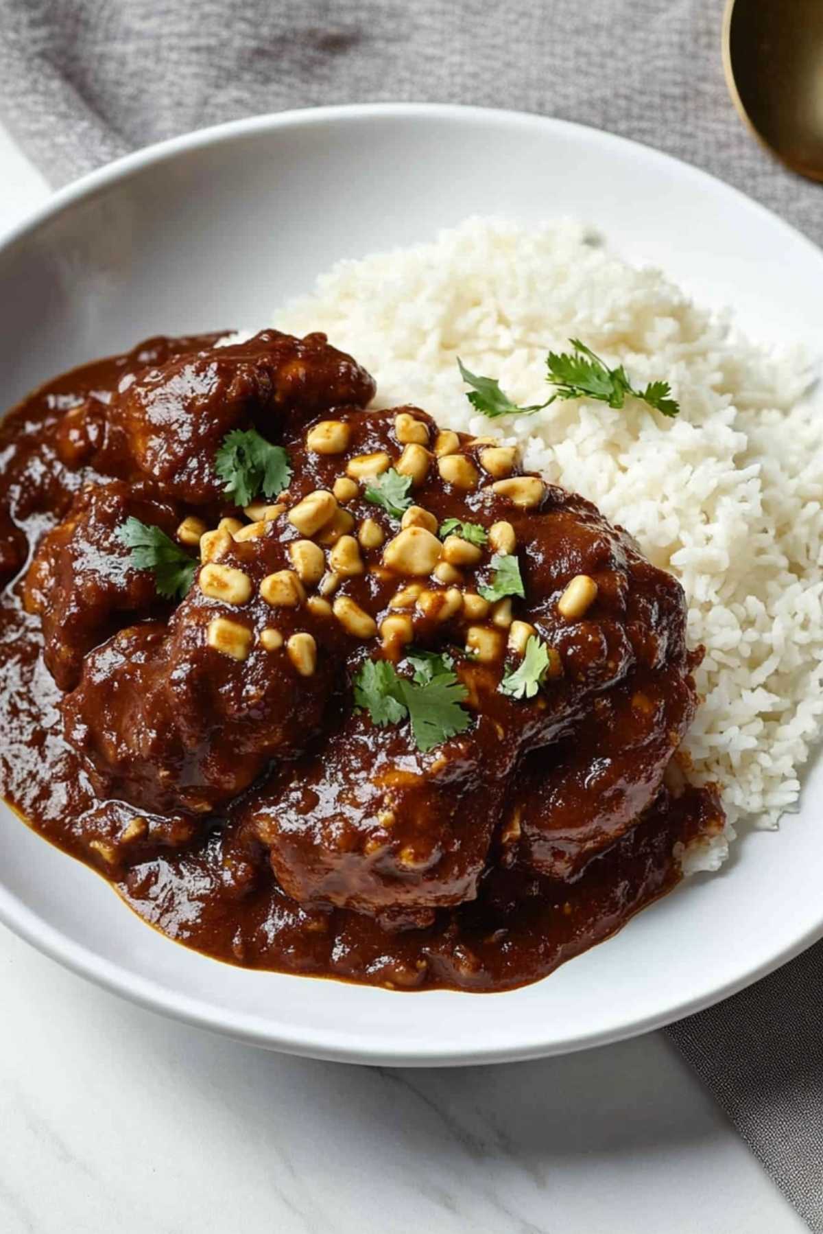 Chicken with Mock Mole Sauce