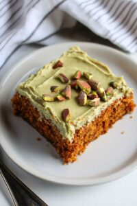 Pistachio Carrot Cake