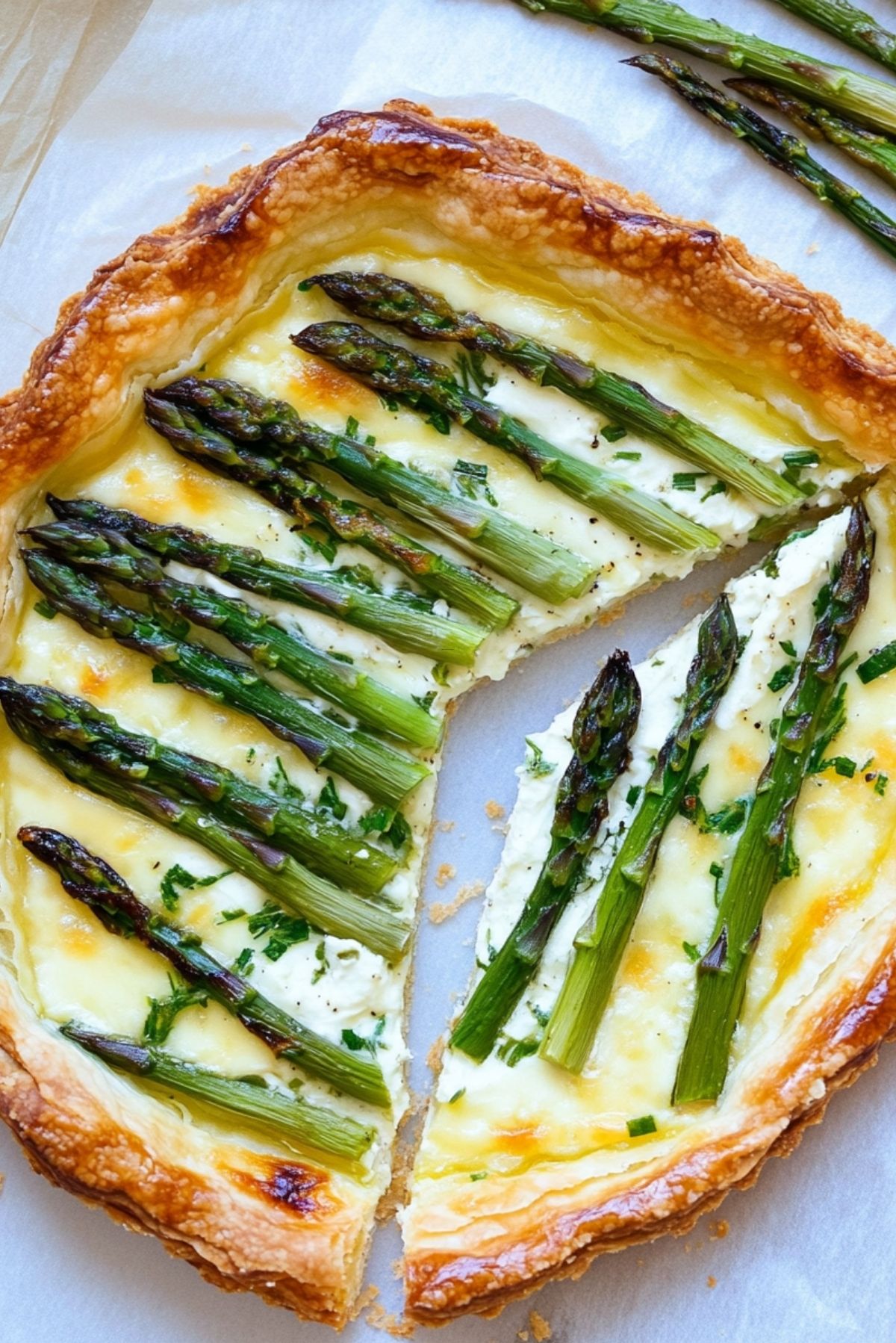 Asparagus Goat Cheese Tart