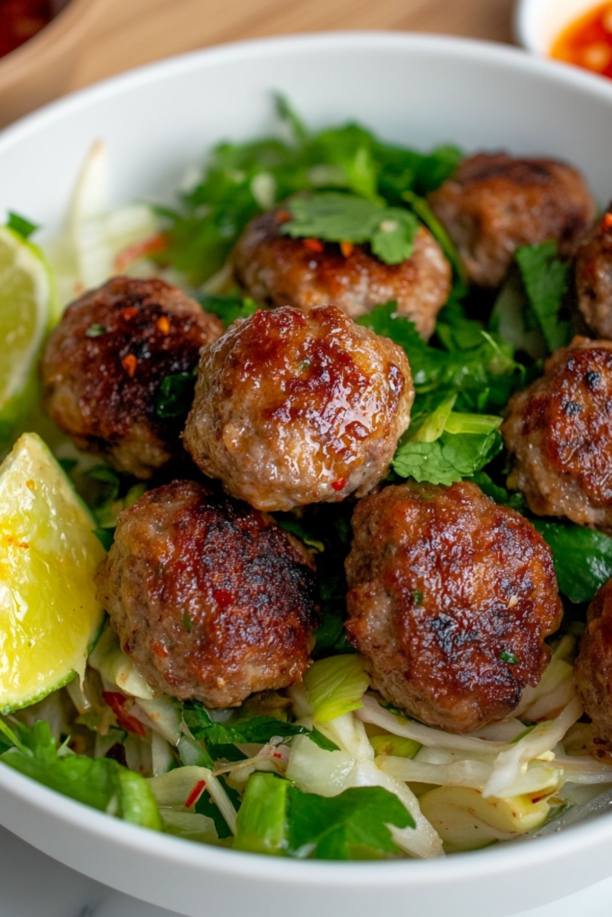 Vietnamese Meatball Salad