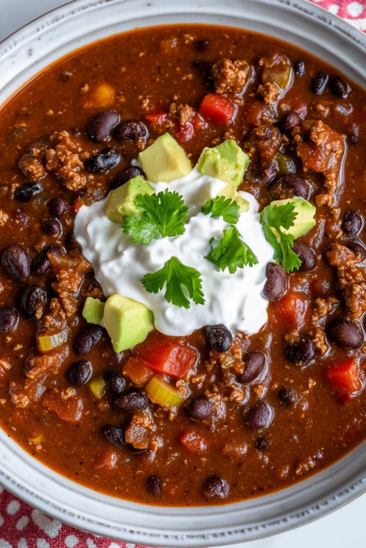 Bobby Flay’s Beef & Black Bean Chili