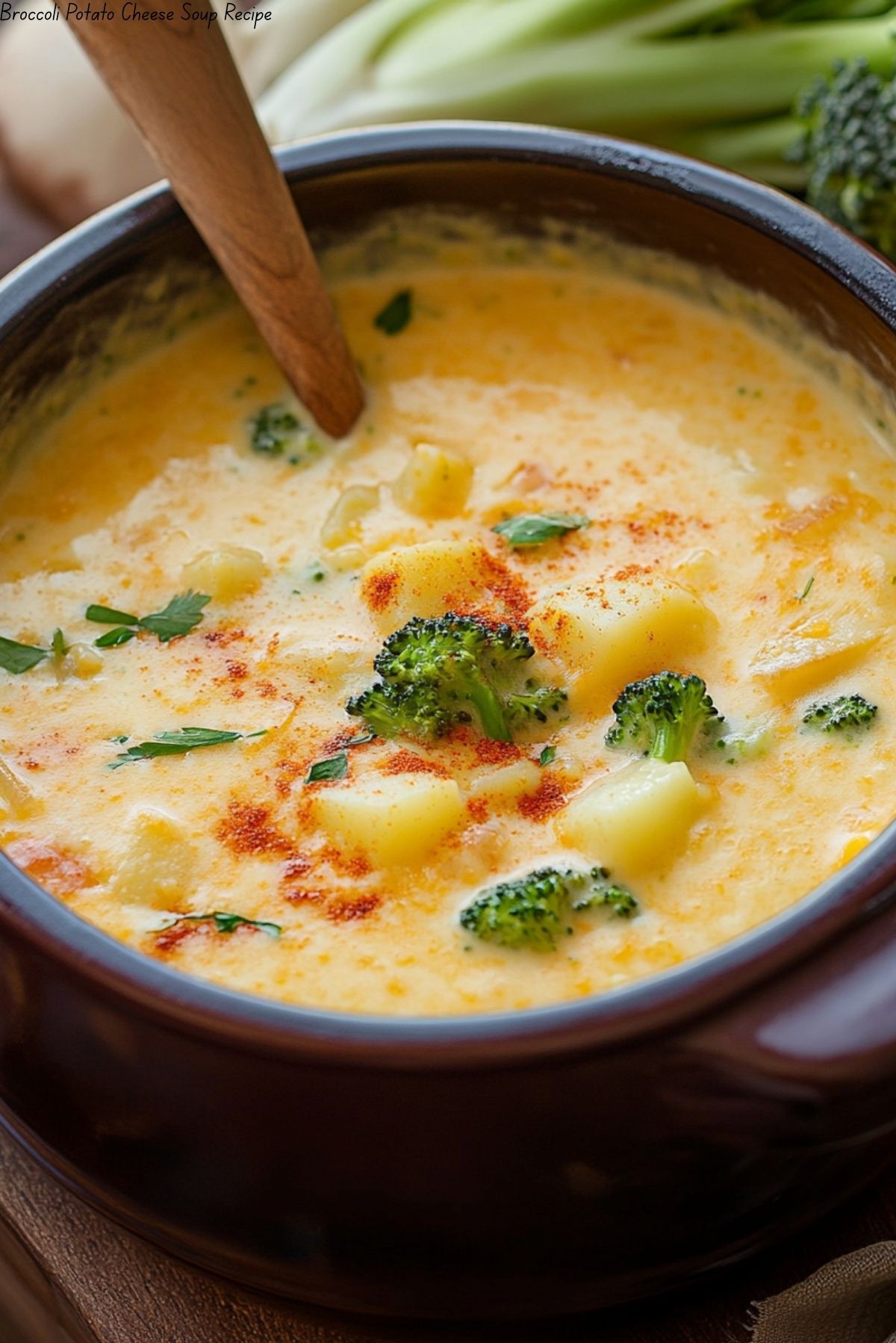 Broccoli Potato Cheese Soup Recipe