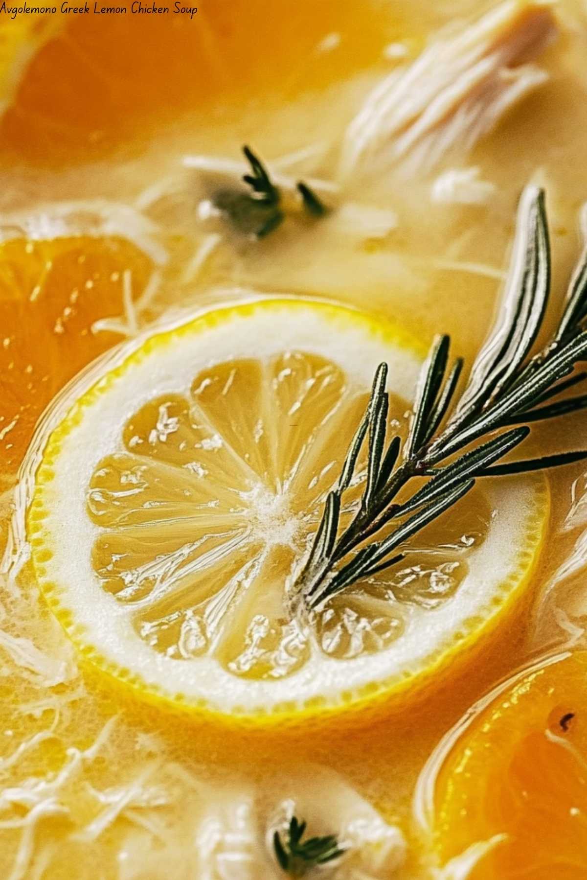 Avgolemono Greek Lemon Chicken Soup
