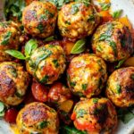 Italian-Style Chicken Meatballs 5 Italian-Style Chicken Meatballs