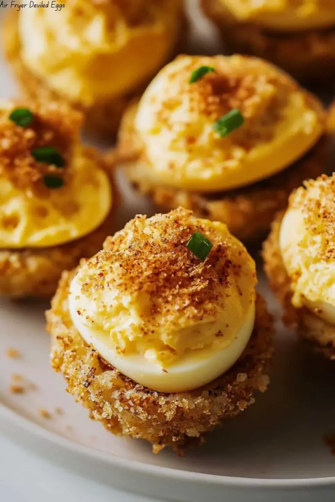 Air Fryer Deviled Eggs 4 Air Fryer Deviled Eggs