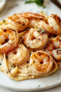 Creamy Garlic Shrimp Pasta