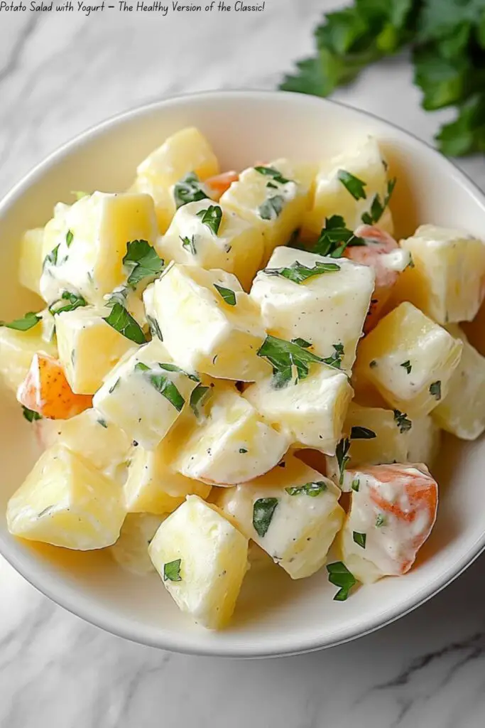 Potato Salad with Yogurt – The Healthy Version of the Classic! 4 Potato Salad with Yogurt – The Healthy Version of the Classic!