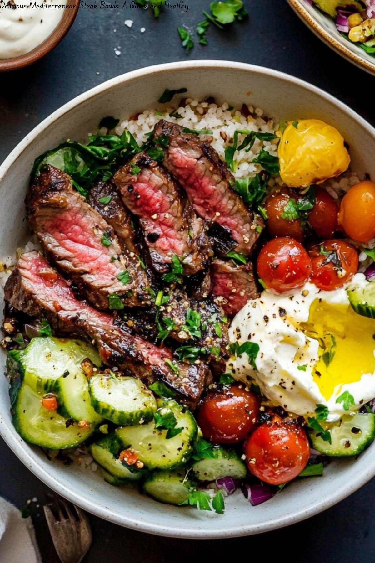 Delicious Mediterranean Steak Bowls: A Quick and Healthy