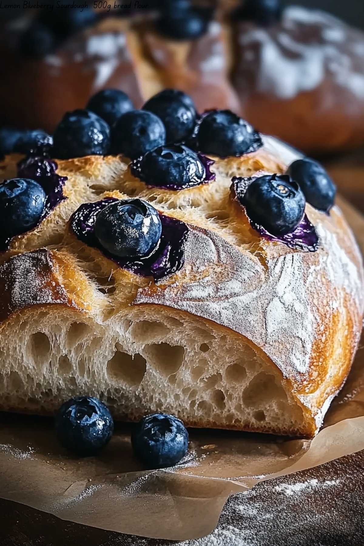 Lemon Blueberry Sourdough