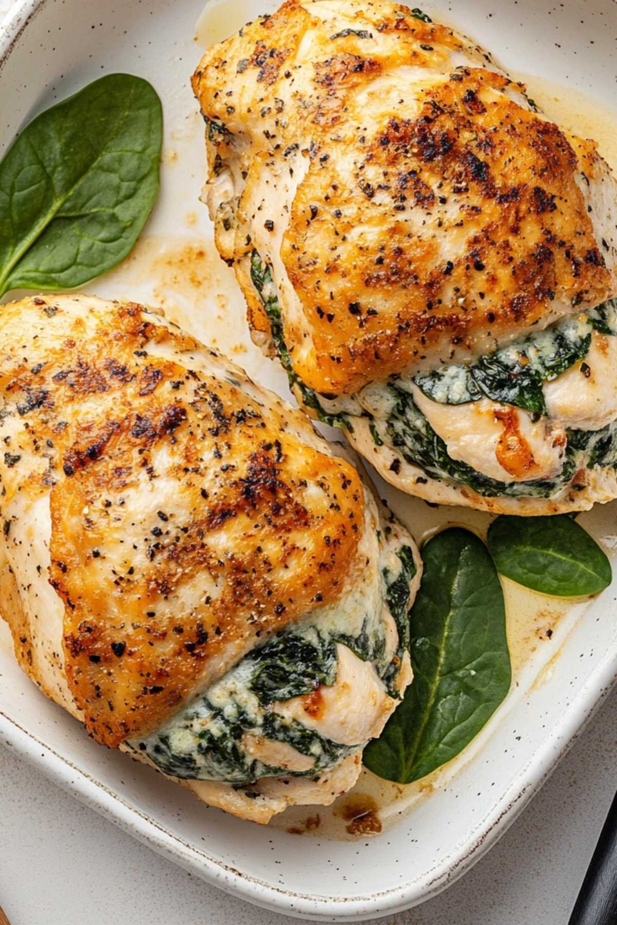Spinach Stuffed Chicken Breast
