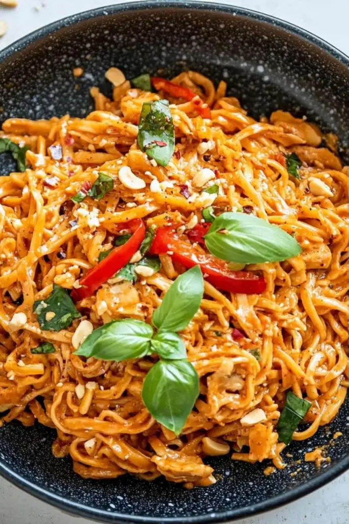 Easy Spicy Peanut Noodles