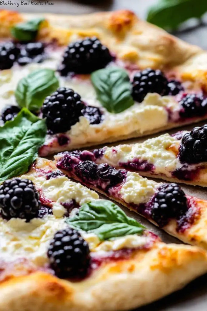 Blackberry Basil Ricotta Pizza 4 Blackberry Basil Ricotta Pizza