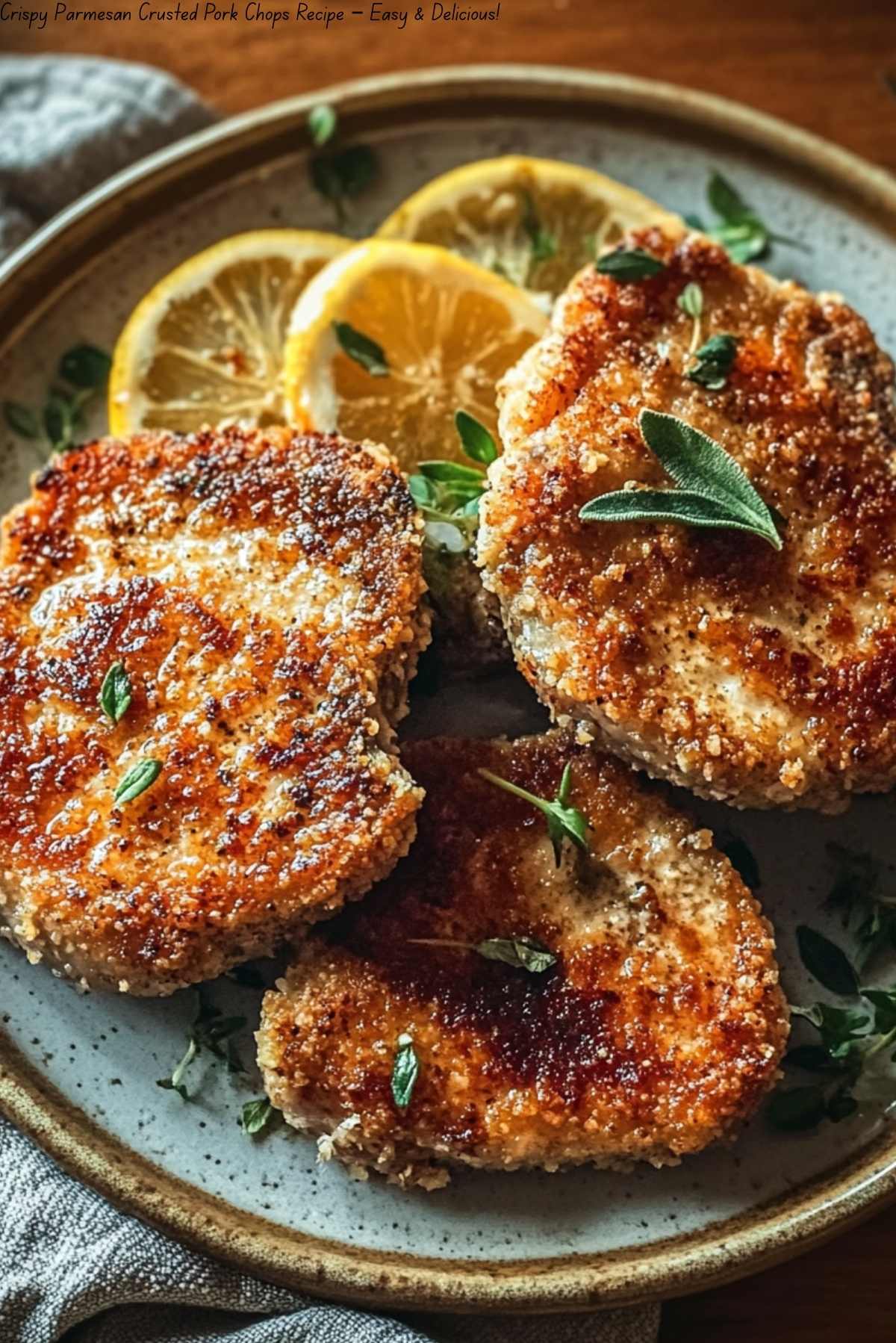 Crispy Parmesan Crusted Pork Chops Recipe – Easy & Delicious!