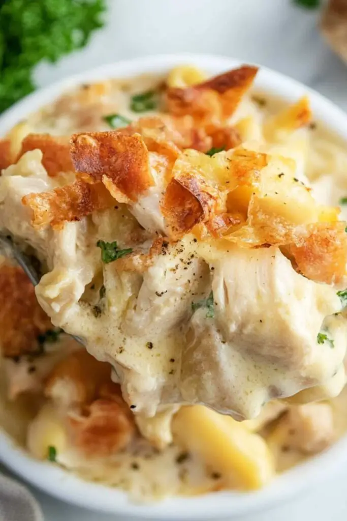 Creamy Swiss Chicken Casserole 4 Creamy Swiss Chicken Casserole