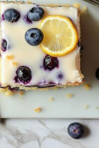 Lemon Blueberry Sheet Cake