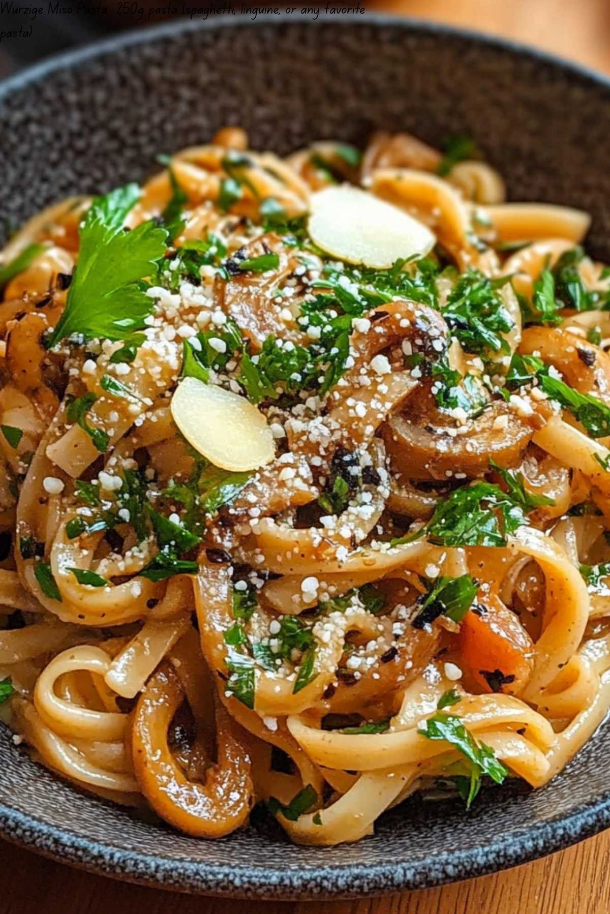 Würzige Miso Pasta