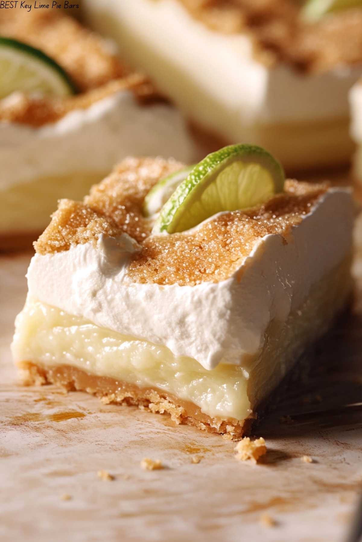 BEST Key Lime Pie Bars