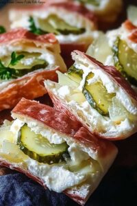 Lazy Cream Cheese Pickle Rolls Recipe