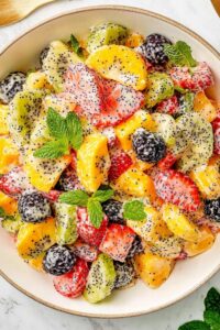 Fruit Salad with Poppy Seed Dressing