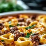 Garlic Parmesan Beef Tortellini Bake 5 Garlic Parmesan Beef Tortellini Bake