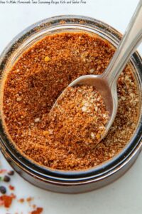 How to Make Homemade Taco Seasoning Recipe, Keto and Gluten Free