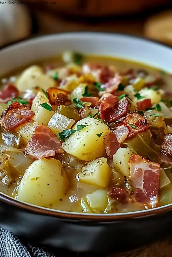 Irish Bacon, Cabbage, and Potato Soup 4 Irish Bacon, Cabbage, and Potato Soup
