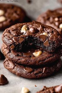 The BEST Fudgy Chewy Brookies