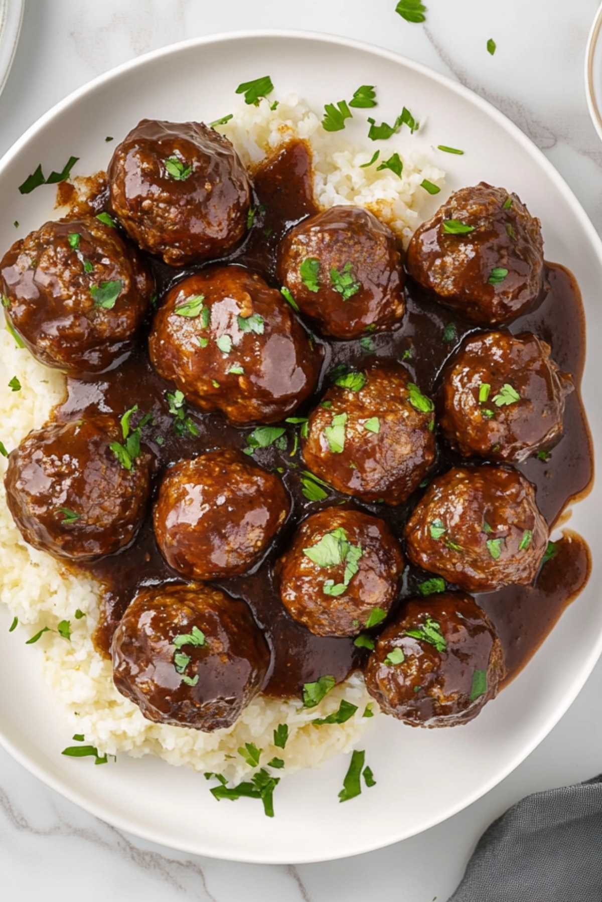 Smothered Meatballs