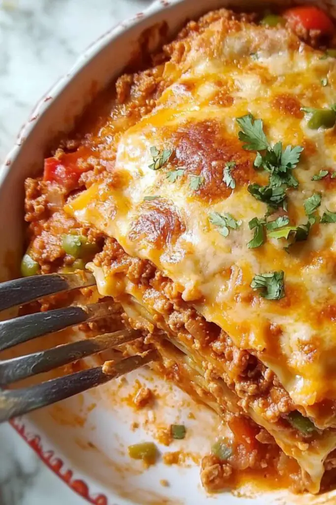 Mexican Lasagna - No Lasagna Noodles! 4 Mexican Lasagna - No Lasagna Noodles!