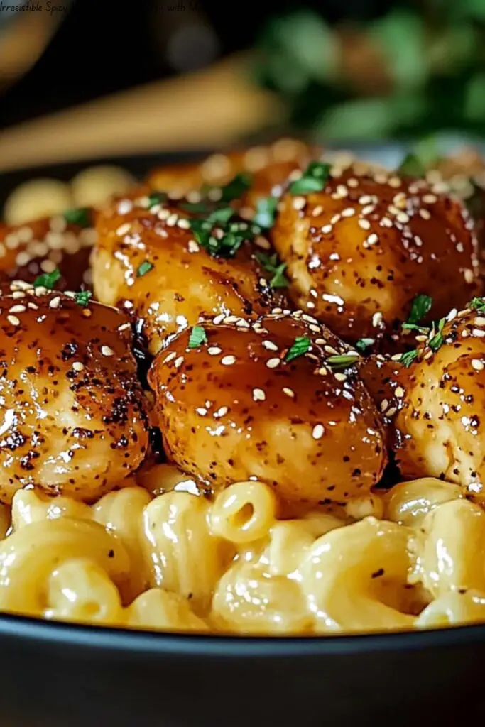 Irresistible Spicy Honey Pepper Chicken with Mac and Cheese 4 Irresistible Spicy Honey Pepper Chicken with Mac and Cheese