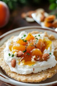 Honey, Apricot, and Almond Goat Cheese Spread