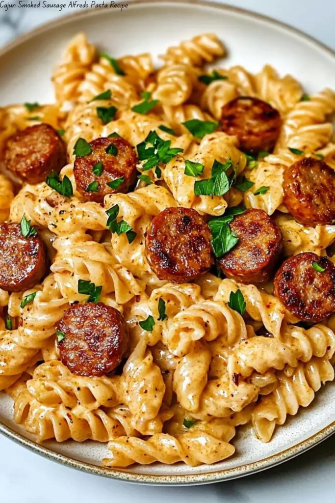 Cajun Smoked Sausage Alfredo Pasta Recipe 4 Cajun Smoked Sausage Alfredo Pasta Recipe