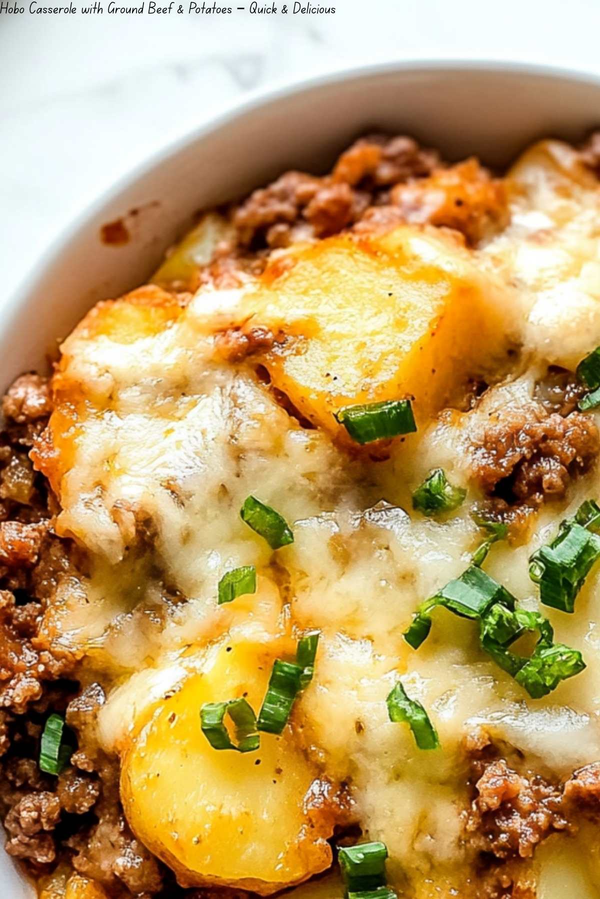Hobo Casserole with Ground Beef & Potatoes – Quick & Delicious