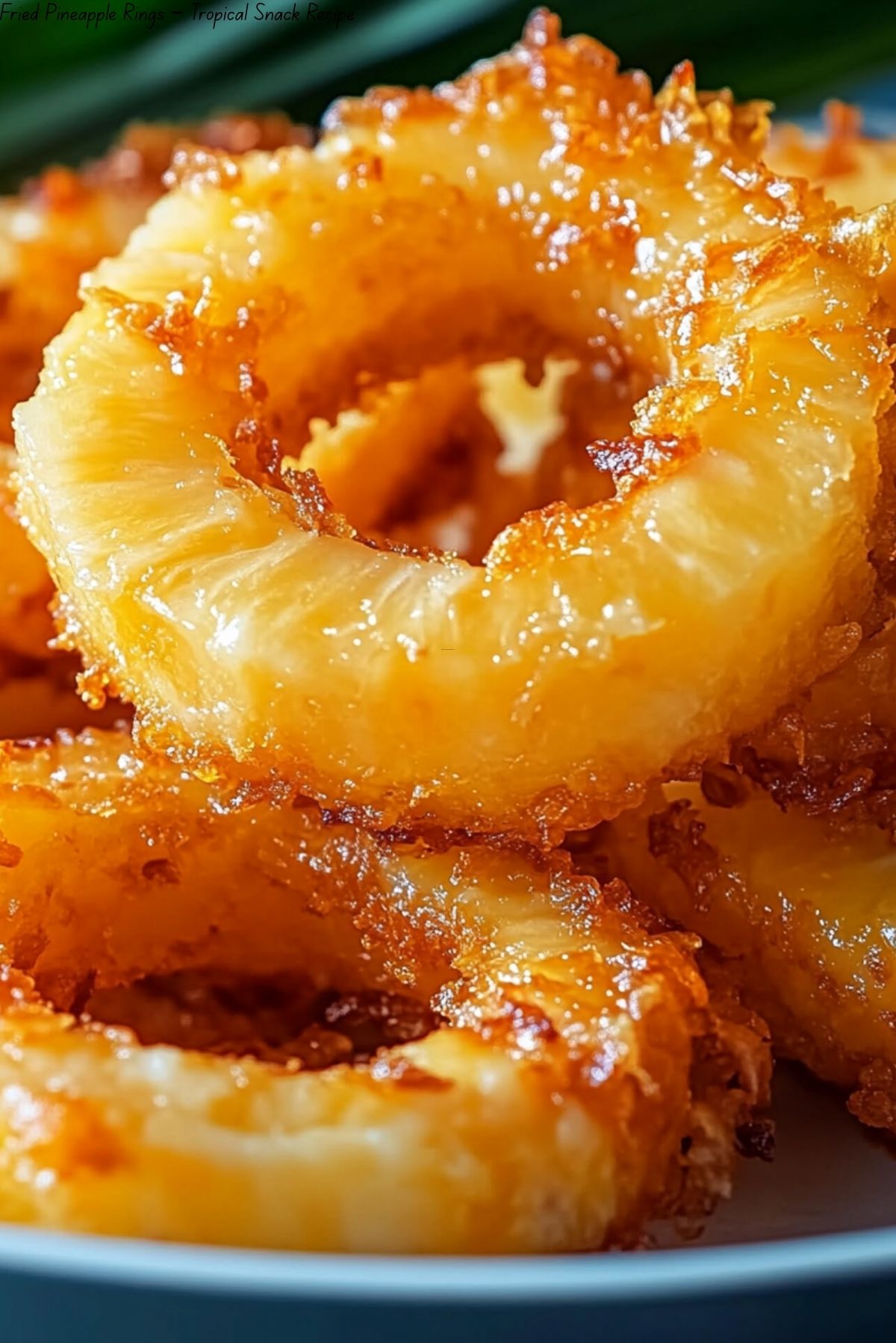 Fried Pineapple Rings – Tropical Snack Recipe
