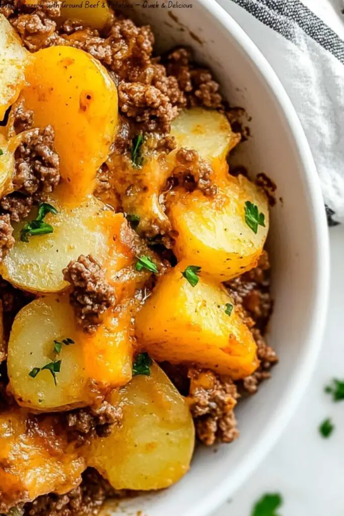 Hobo Casserole with Ground Beef & Potatoes – Quick & Delicious