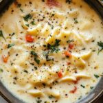 White Lasagna Soup 5 White Lasagna Soup