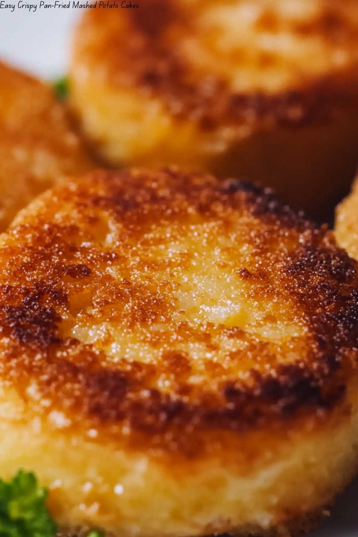 Easy Crispy Pan-Fried Mashed Potato Cakes
