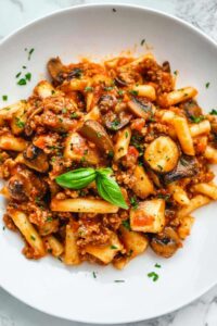 Mushroom Bolognese