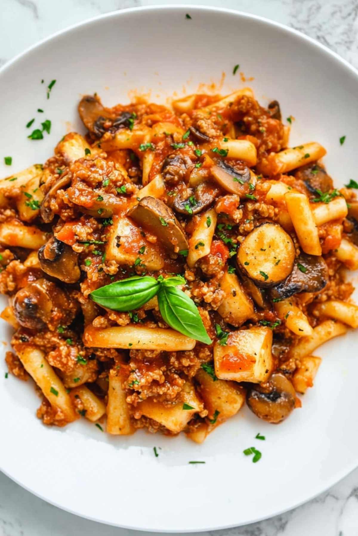 Mushroom Bolognese