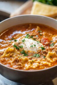 Lasagna Soup