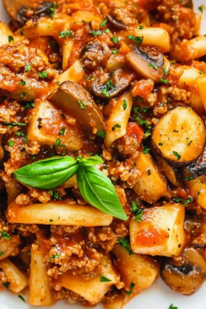 Mushroom Bolognese