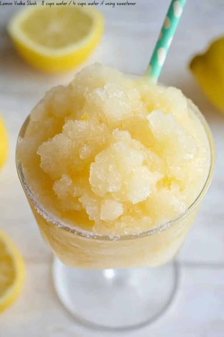 Lemon Vodka Slush
